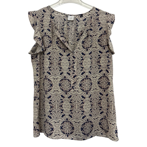 CAbi Ruffle Sleeve Blouse - Picture 1 of 7
